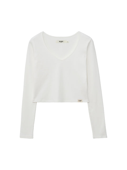 G CLASSIC V-NECK LONG SLEEVE