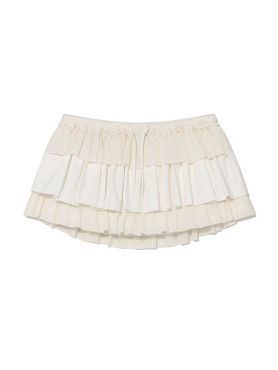 [JENNIE WEARS] GIRLFRIEND RUFFLE MINI SKIRT