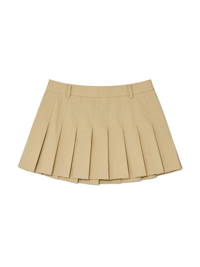 GIRLFRIEND PLEATED MINI SKIRT