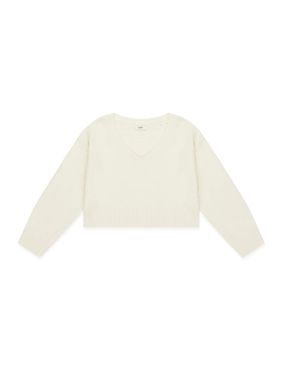 G CLASSIC V-NECK KNIT PULLOVER