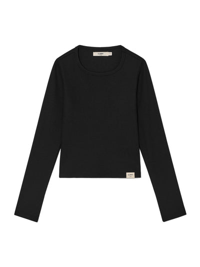 G CLASSIC RIB CREW NECK LONG SLEEVE