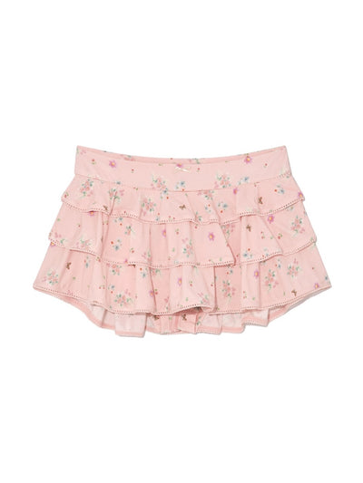PICOT FRILL MINI SKIRT