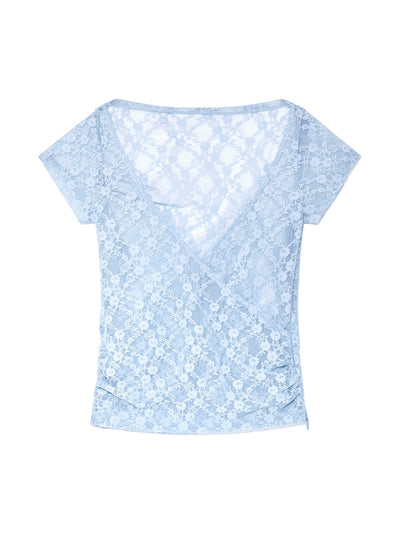 LUSH SWIRL LACE TEE
