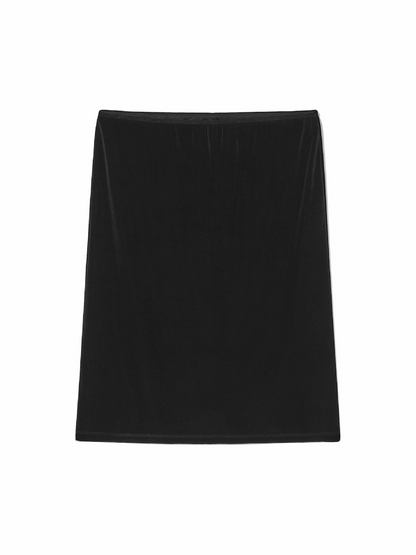 G BOX MIDI SKIRT (BLACK)