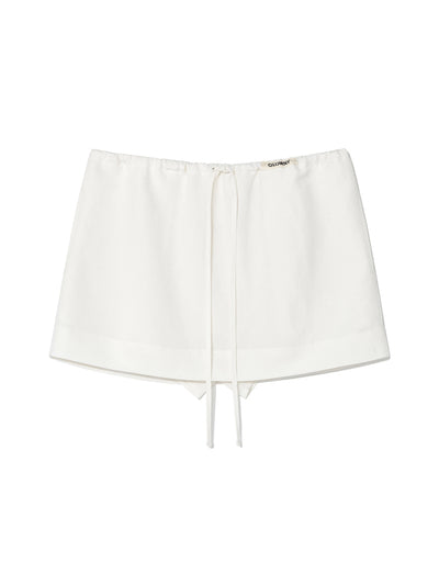 FLOW LINEN MINI SKIRT